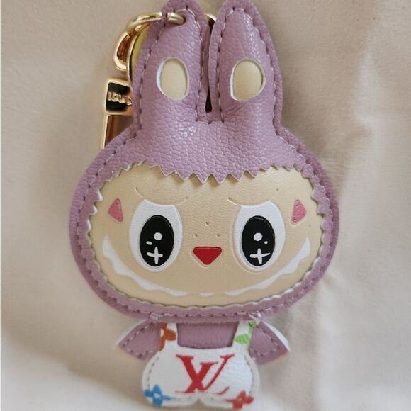 Lububu LV Keychain Charm